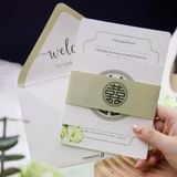  Thiệp Cưới “Sen Giao Hòa”  ∞ TD-HN0001 