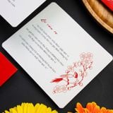 Thiệp Cưới Song Hỷ - Hạc Sắc Xuân Hồng ∞ TD-A0064 