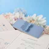  Thiệp Cưới Hoa Sắc Xanh Hiện Đại ∞ TD-A0015 