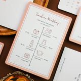  Tình Yêu Tinh Khôi, Dấu Yêu Vẹn Tròn – Pure Love Wedding Invitation ∞ TD-B0018 