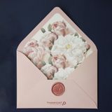  Thiệp Cưới Hồng Nhẹ Ngọt Ngào Sắc Phấn - Duyên Tròn Đầy ∞ TD-A0059 