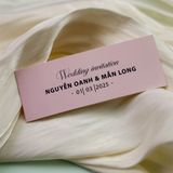  Thiệp cưới Hồng Hoa Giao Duyên  ∞ TD-H100 