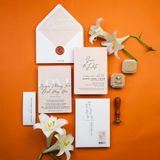  Modern Elegant Minimalist Wedding Invitation ∞ TD-A0030.D 