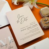  Modern Elegant Minimalist Wedding Invitation ∞ TD-A0030.D 