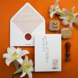  Modern Elegant Minimalist Wedding Invitation ∞ TD-A0030.D 