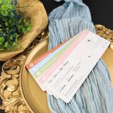  Thiệp Cưới Passport Tông Màu Xanh Nhạt Hiện Đại Và Độc Đáo ∞ TD-PS0002.B 