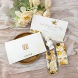  Thiệp Cưới Gập 3 Với Họa Tiết Hoa Hướng Dương ∞ TD-T014 