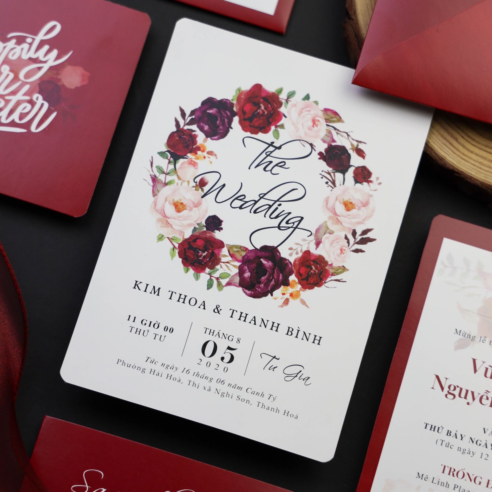 Ngập Tràn Yêu Thương – Eternal in Burgundy ∞ TD-H040 