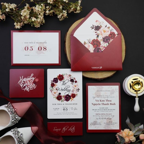  Ngập Tràn Yêu Thương – Eternal in Burgundy ∞ TD-H040 