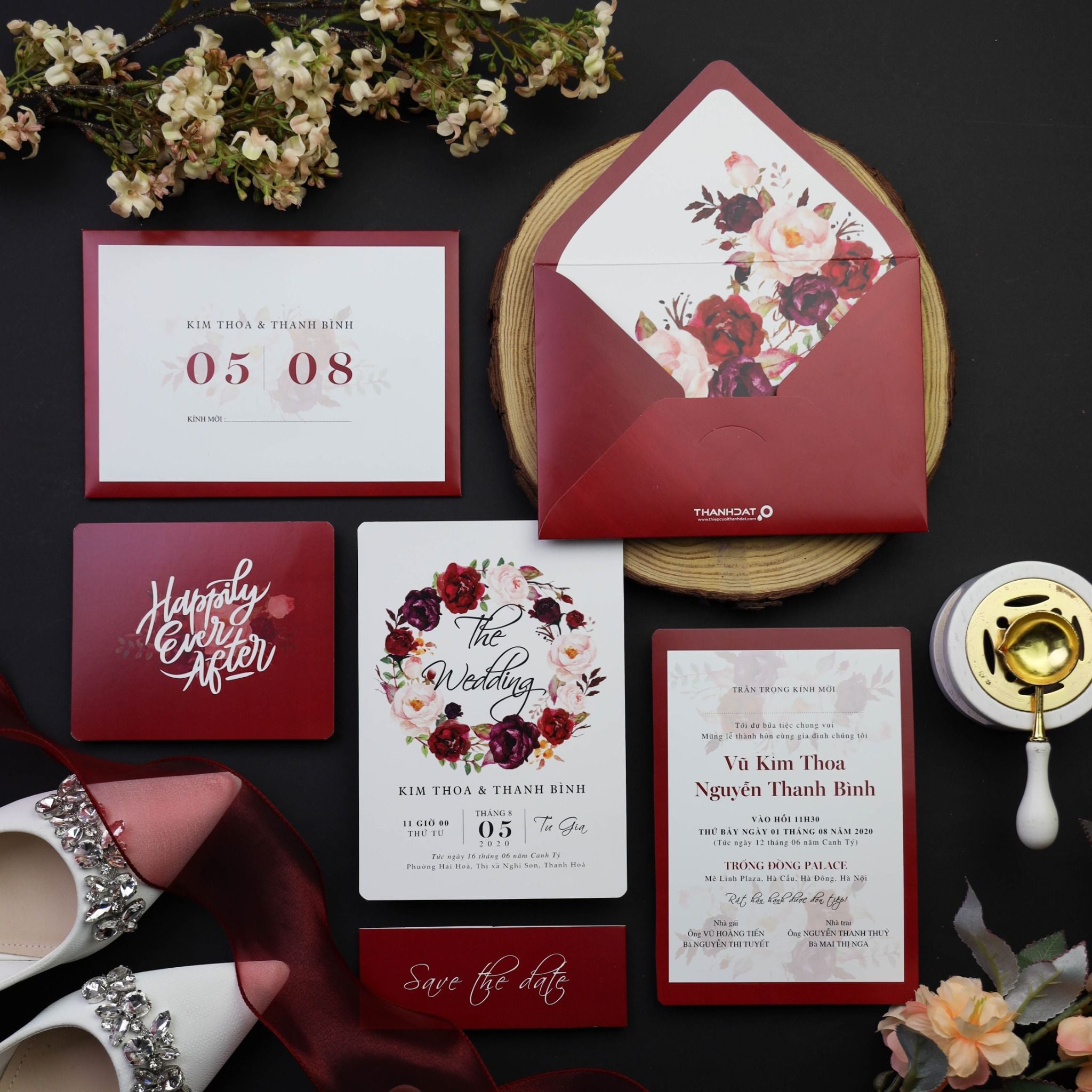  Ngập Tràn Yêu Thương – Eternal in Burgundy ∞ TD-H040 