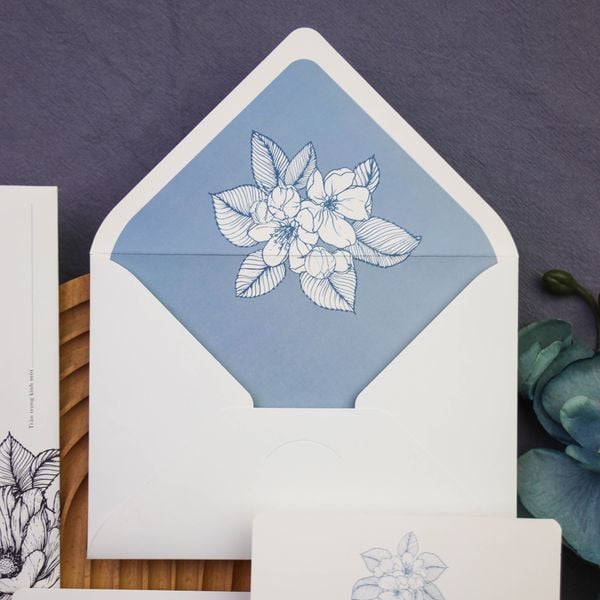  Thiệp Cưới Nhẹ Nhàng Mà Sâu Sắc – Elegant Whisper of Love ∞ TD-B0024 
