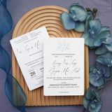  Thiệp Cưới Nhẹ Nhàng Mà Sâu Sắc – Elegant Whisper of Love ∞ TD-B0024 
