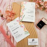  Thiệp Cưới Hoa Tulip, Loài Hoa Biểu Trưng Cho Tình Yêu Và Sự Thanh Lịch ∞ TD-XD0004 
