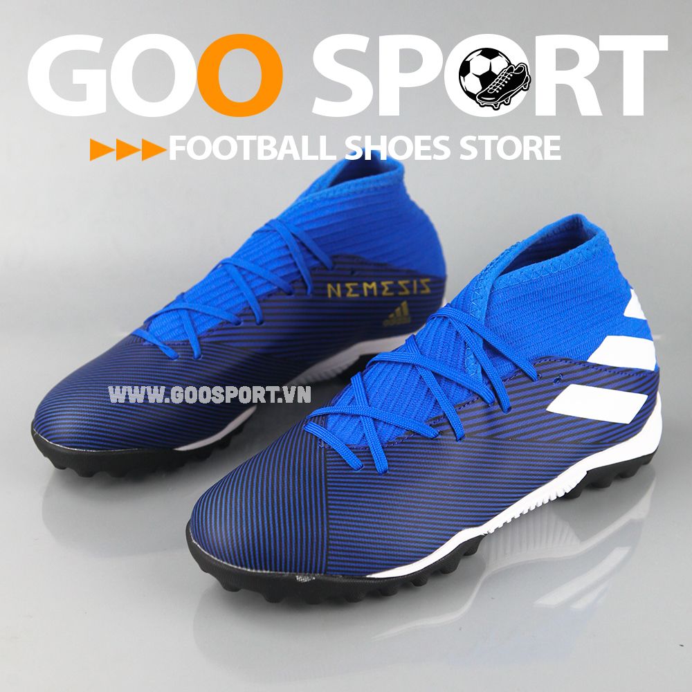  Adidas Nemeziz TF 19.3 xanh dương 
