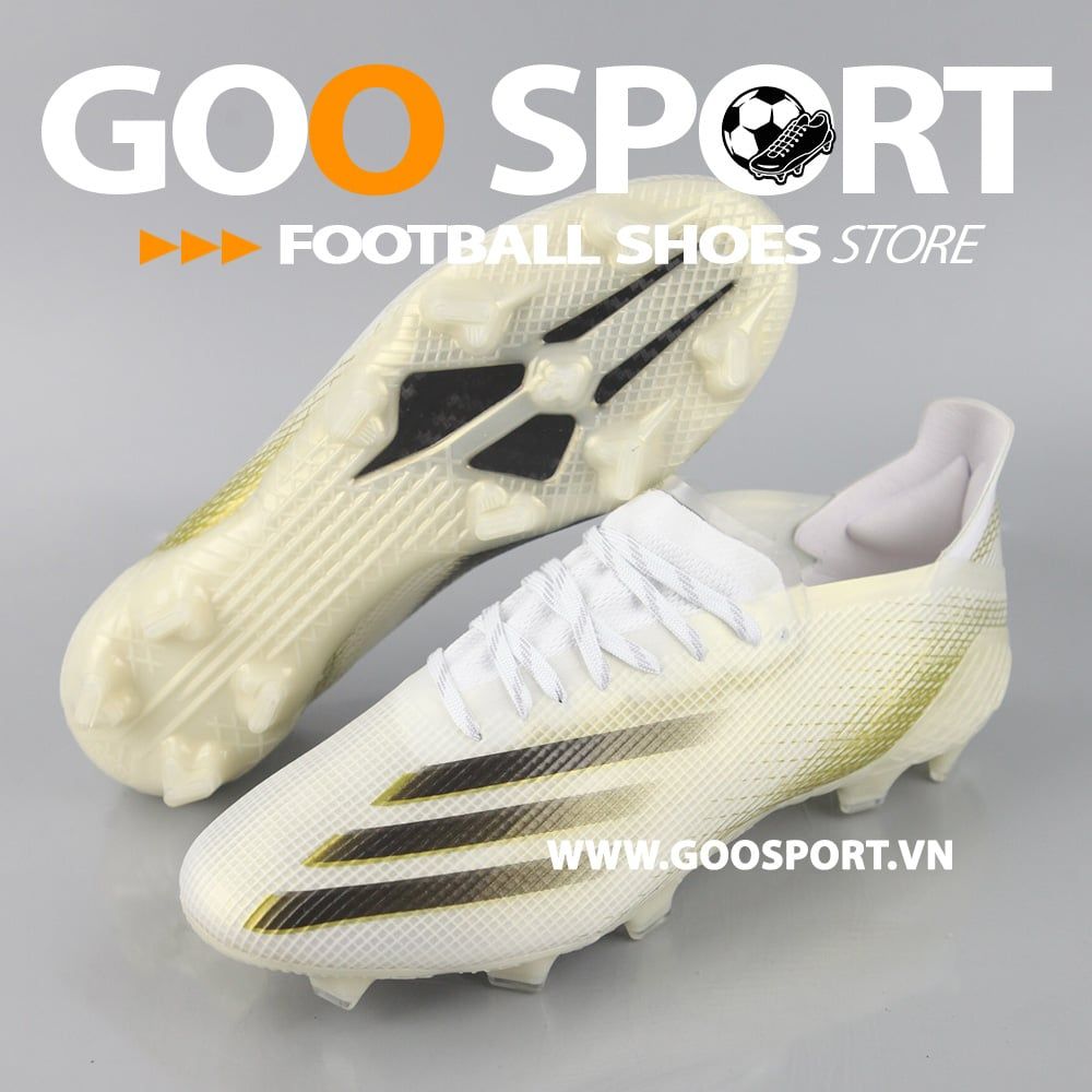  Adidas X Ghosted.1 FG kem sọc đen - giày bóng đá sân cỏ tự nhiên 