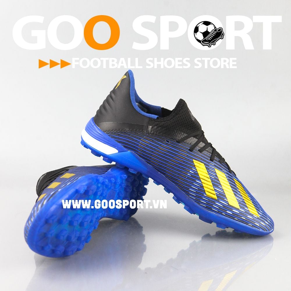  Adidas X 19.1 TF xanh dương đen 