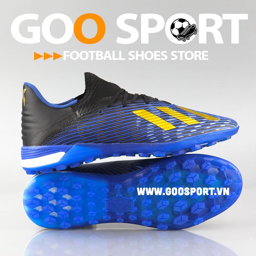  Adidas X 19.1 TF xanh dương đen 