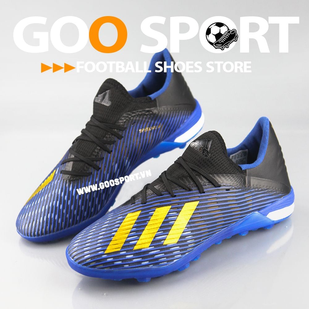  Adidas X 19.1 TF xanh dương đen 