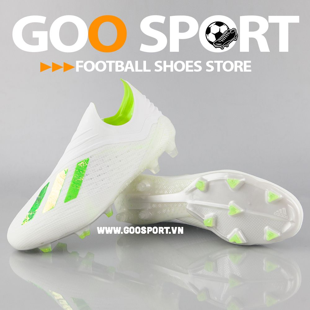  Adidas X 19+ FG trắng - Giày đá bóng sân cỏ tự nhiên 