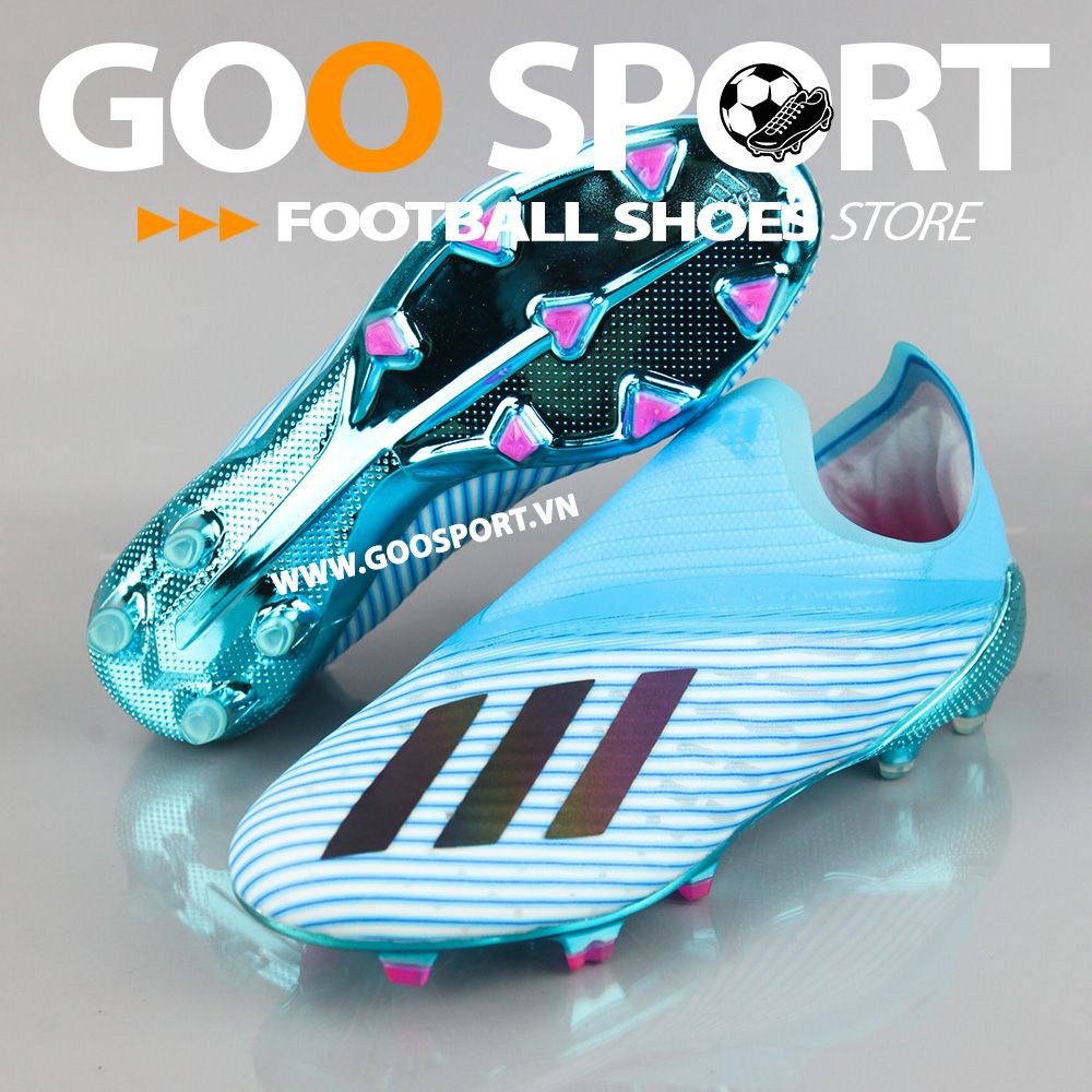  Adidas X 19+ FG xanh ngọc - Giày đá bóng sân cỏ tự nhiên 