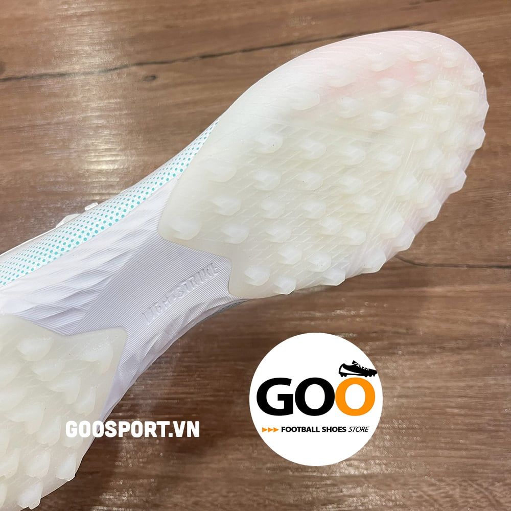  Adidas X Superfast 1 TF trắng sọc xanh đỏ 