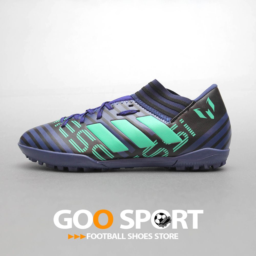  Adidas Nemeziz Tango 17.3 TF xanh sọc đen 