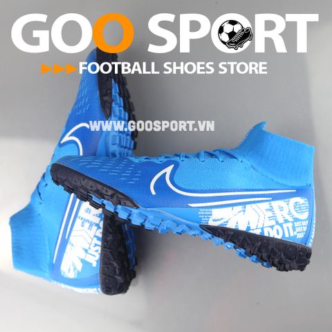  Nike Mercurial Superfly 7 TF Xanh Dương 