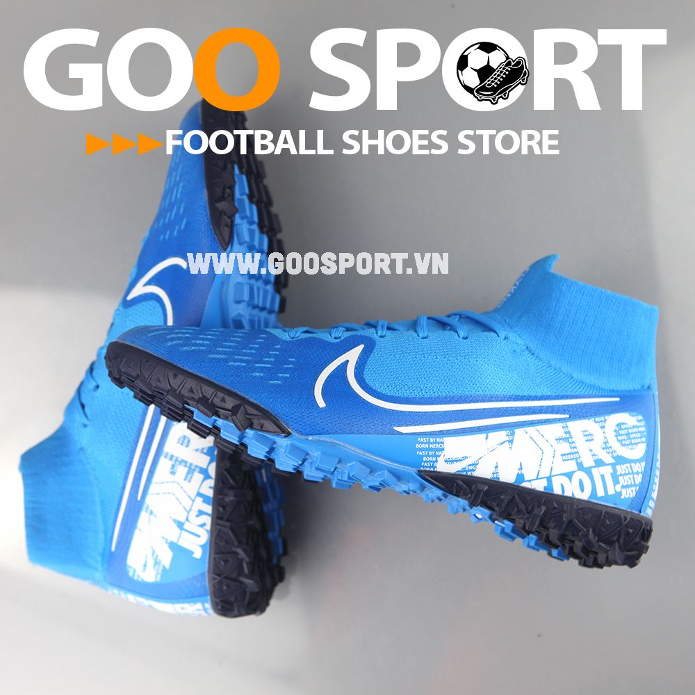  Nike Mercurial Superfly 7 TF Xanh Dương 