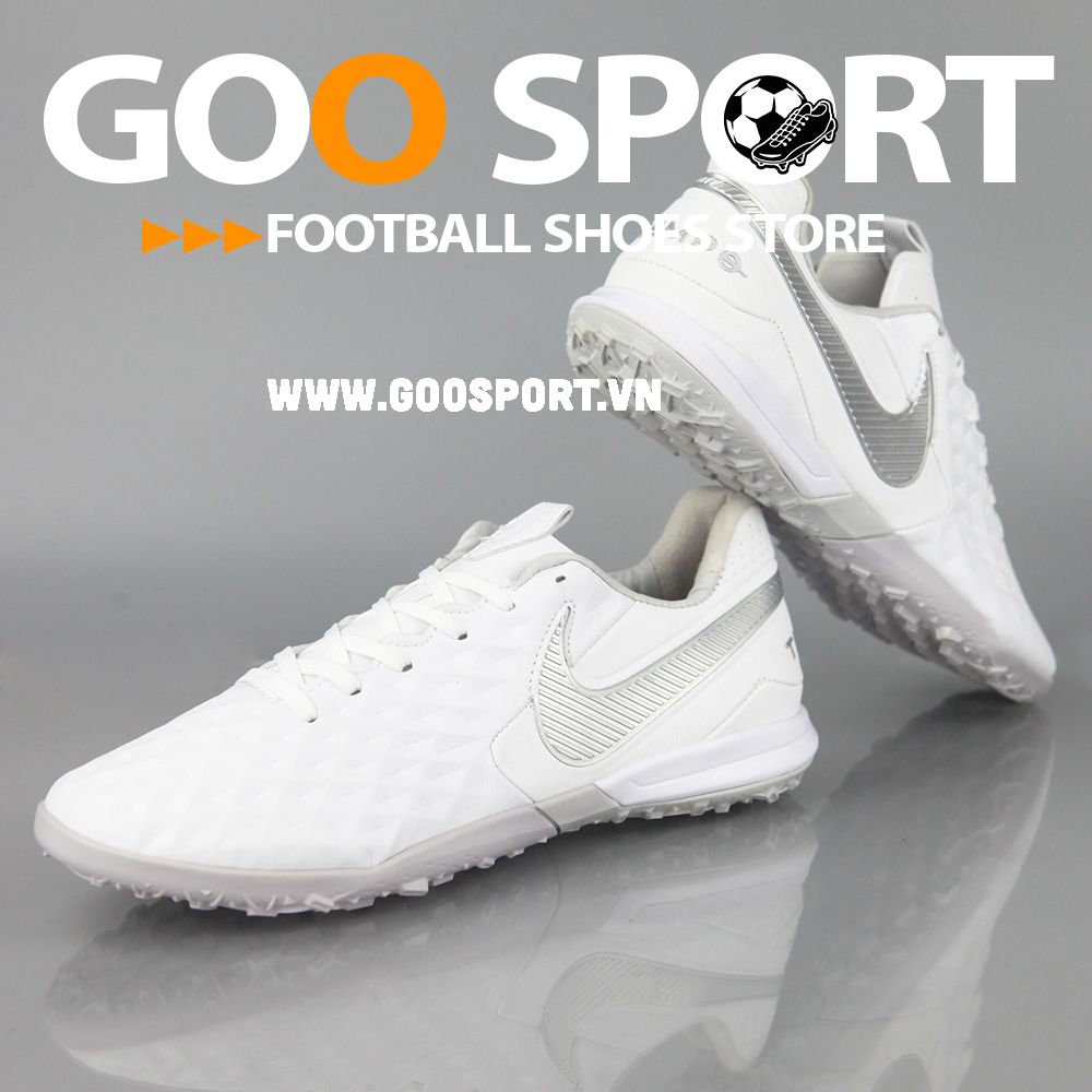  Nike Tiempo 8 TF trắng full 