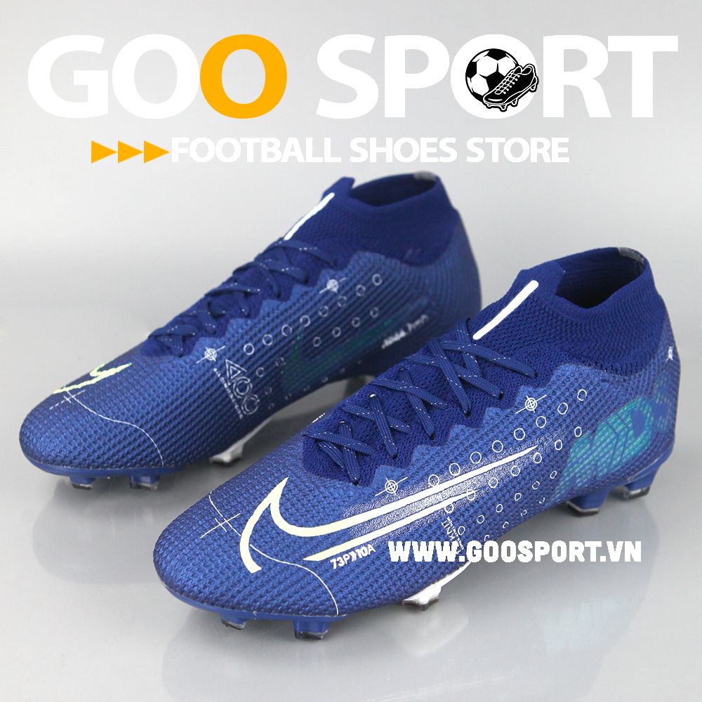  Nike Mercurial Superfly 7 FG xanh biển  - Giày đá bóng sân cỏ tự nhiên 