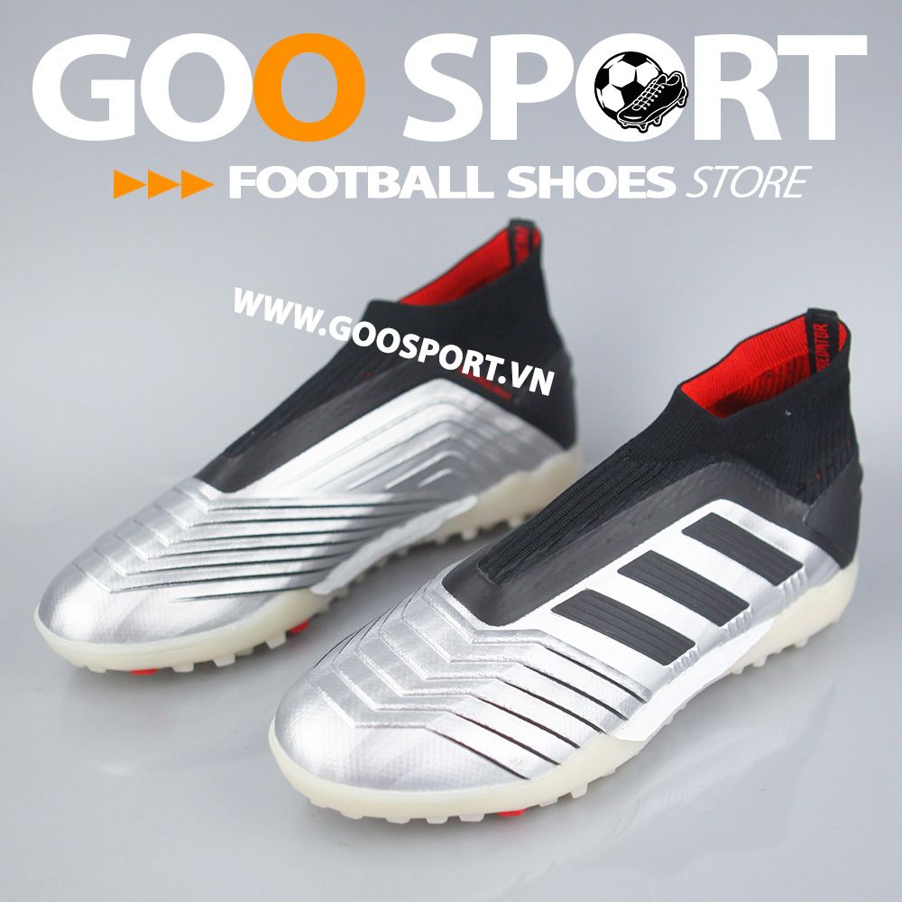  Adidas Predator 19+ TF đen bạc 