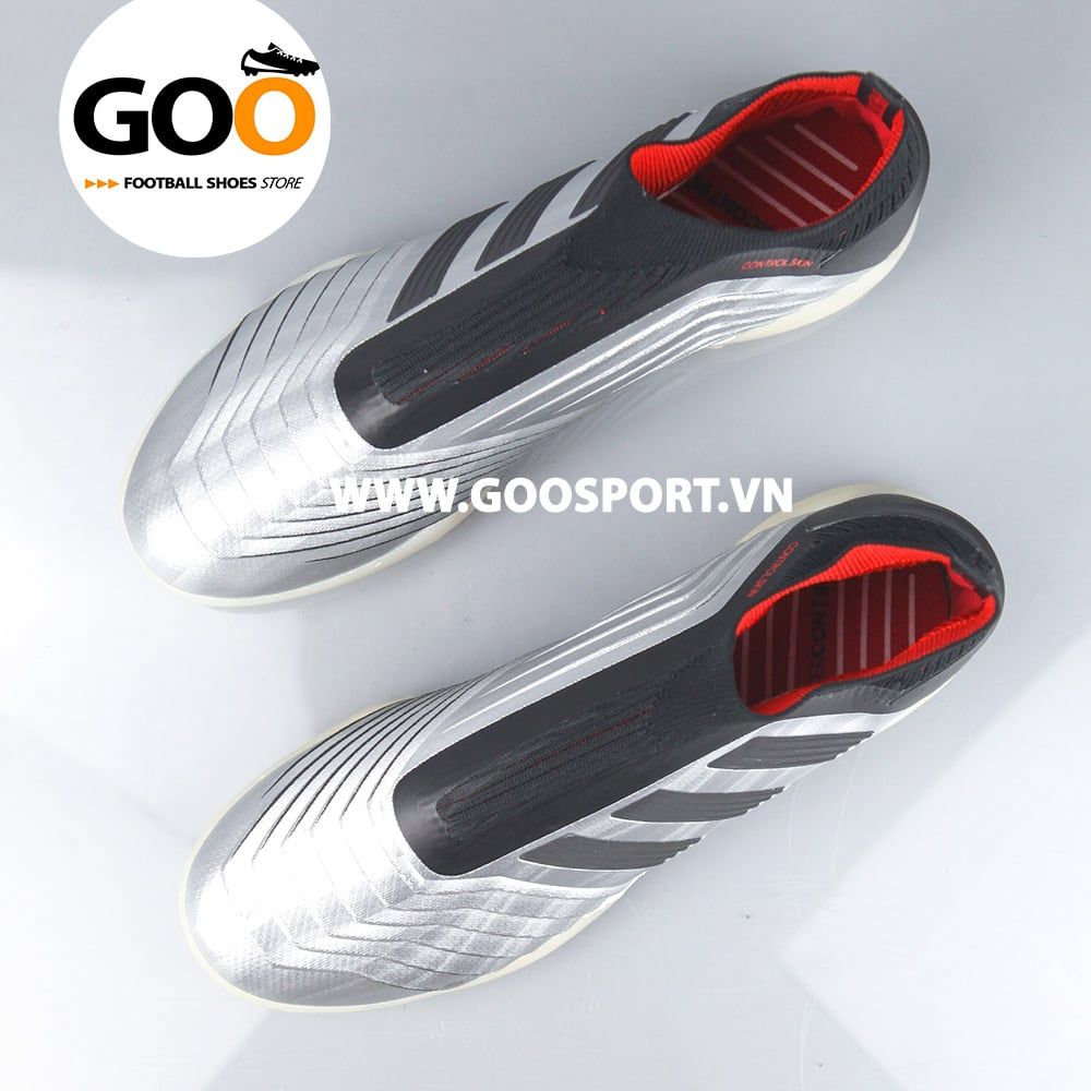  Adidas Predator 19+ TF đen bạc 