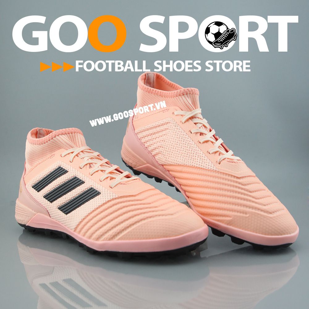 GIÀY ĐÁ BÓNG ADIDAS PREDATOR  TF HỒNG SỌC ĐEN HCM HN GV – GOO SPORT