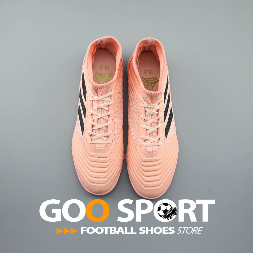  Adidas Predator 18.3 TF hồng sọc đen 