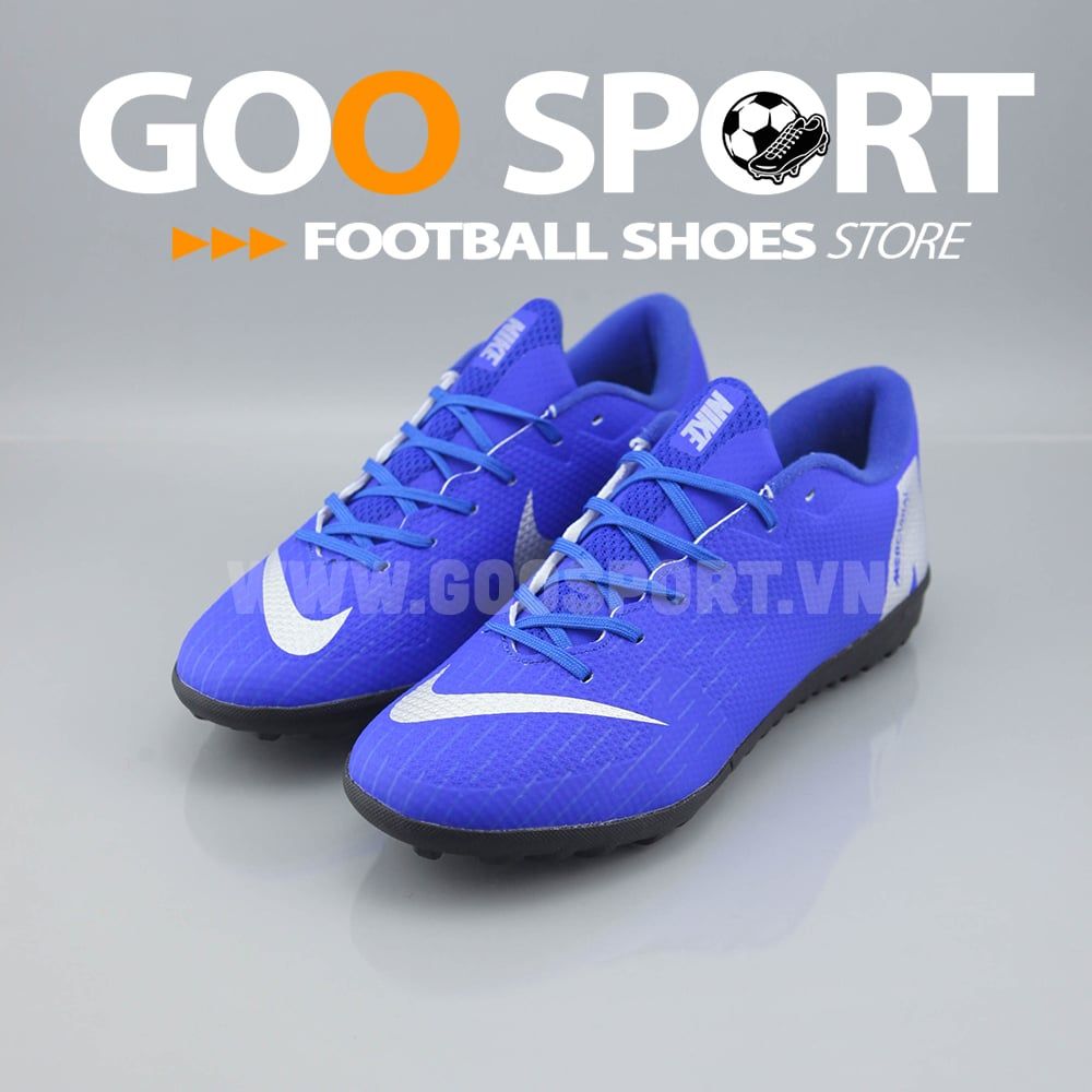  Nike Mercurial Vapor 12 TF xanh dương 