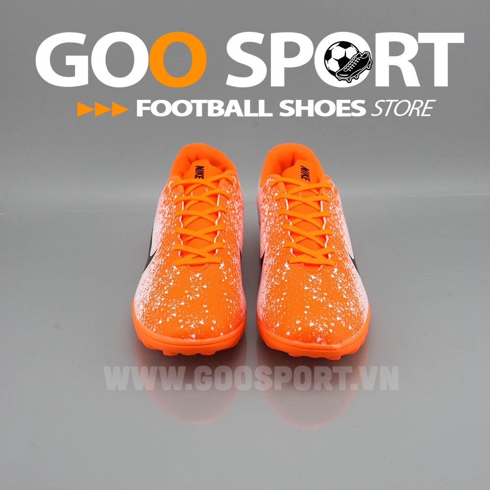  Nike Mercurial Vapor 12 TF trắng cam 