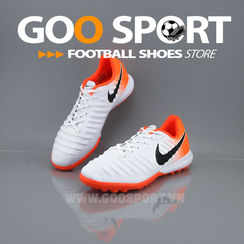  Nike Tiempo 7 TF trắng cam 