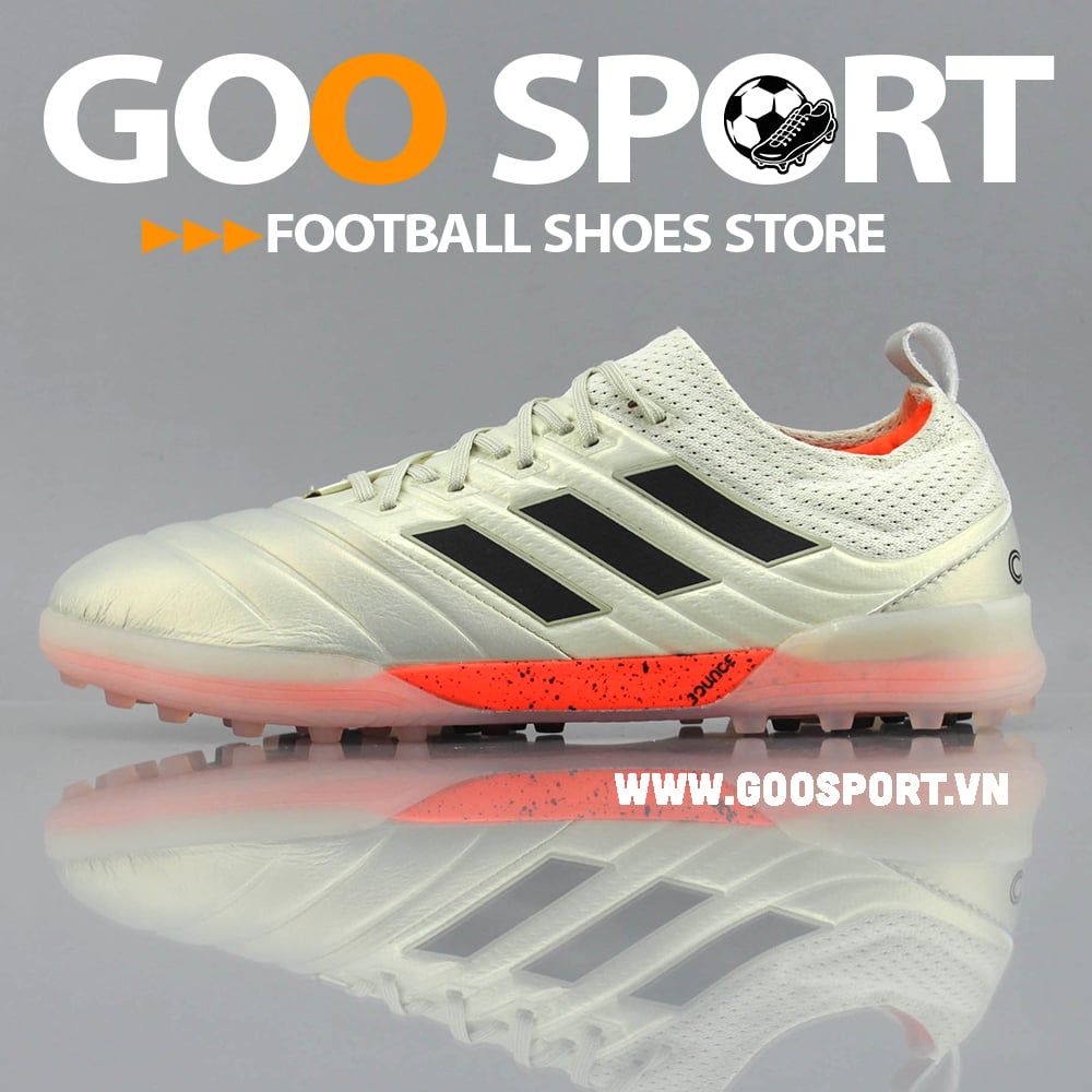 GIÀY ĐÁ BÓNG ADIDAS COPA 19.1 TF TRẮNG CAM – GOO SPORT