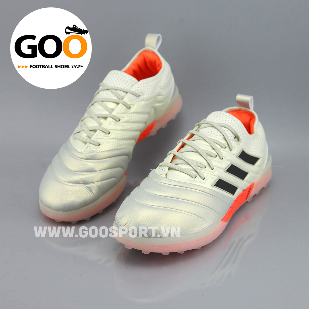 GIÀY ĐÁ BÓNG ADIDAS COPA 19.1 TF TRẮNG CAM – GOO SPORT