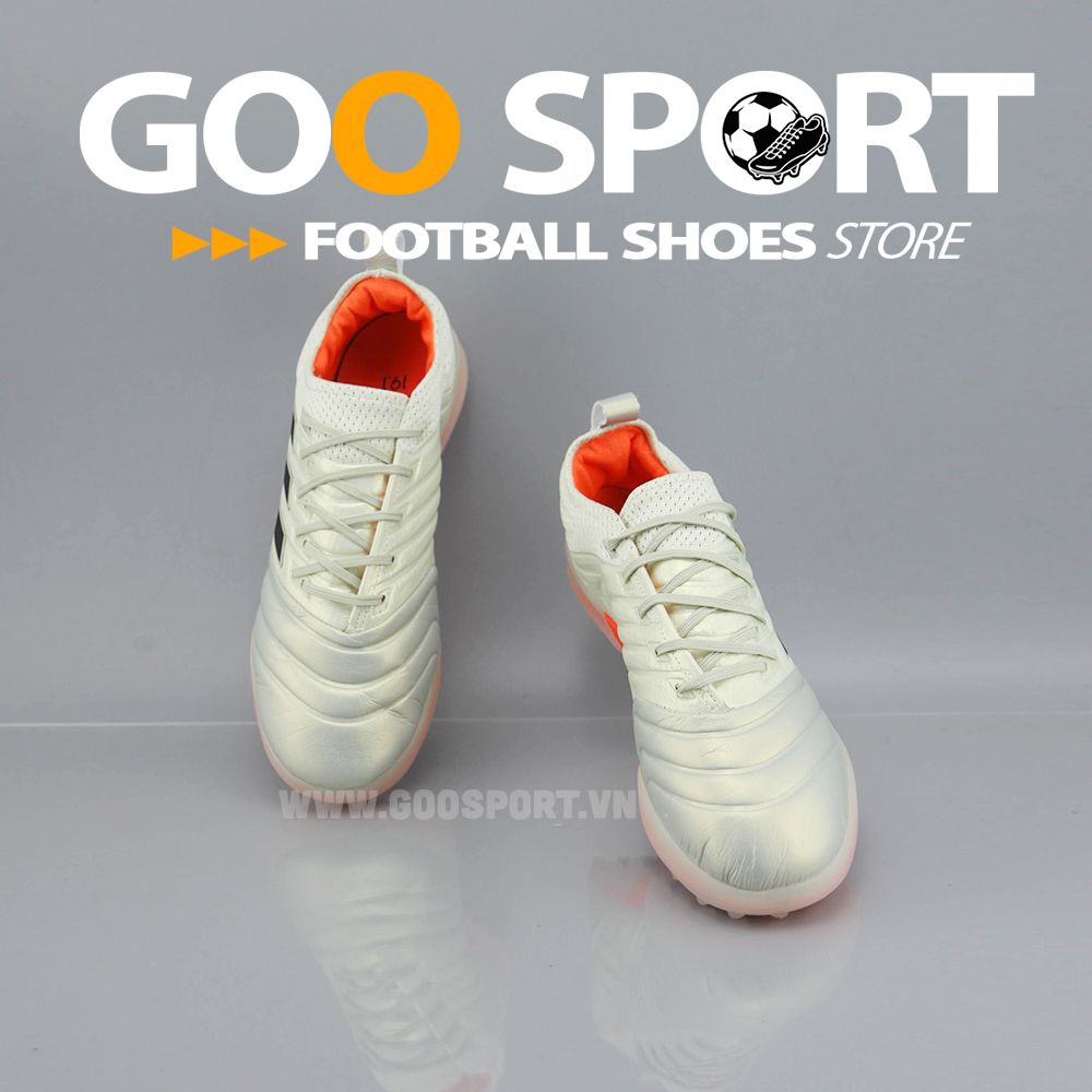 GIÀY ĐÁ BÓNG ADIDAS COPA 19.1 TF TRẮNG CAM – GOO SPORT