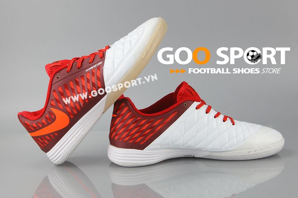  Nike Lunar Gato 2 IC trắng đỏ 