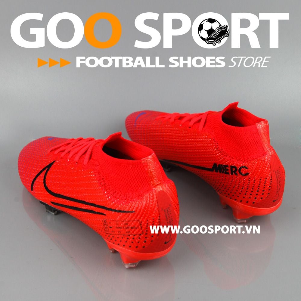  Nike Mercurial Superfly 7 FG đỏ - Giày đá bóng sân cỏ tự nhiên 