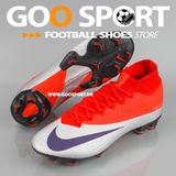  Nike Mercurial Superfly 7 FG đỏ bạc - Giày đá bóng sân cỏ tự nhiên 