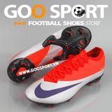  Nike Mercurial Vapor 13 FG đỏ bạc - Giày đá bóng sân cỏ tự nhiên 