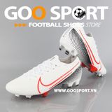  Nike Mercurial Vapor 13 FG trắng gót đen - Giày đá bóng sân cỏ tự nhiên 