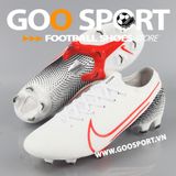  Nike Mercurial Vapor 13 FG trắng gót đen - Giày đá bóng sân cỏ tự nhiên 