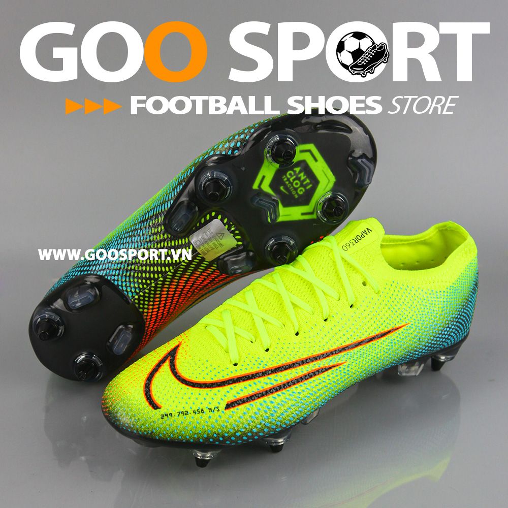  Nike Mercurial Vapor 13 SG dạ quang - Giày đá bóng sân cỏ tự nhiên 