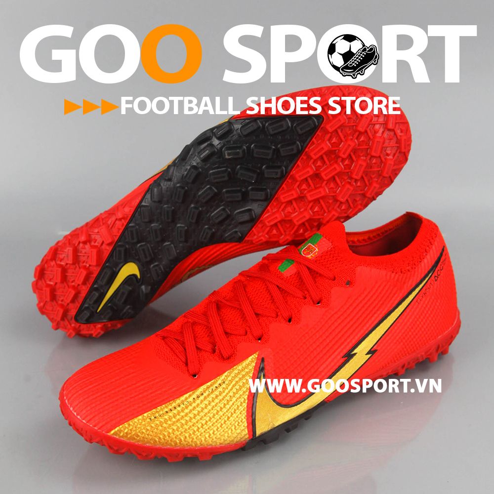  Nike Mercurial Vapor 13 TF tia chớp đỏ 