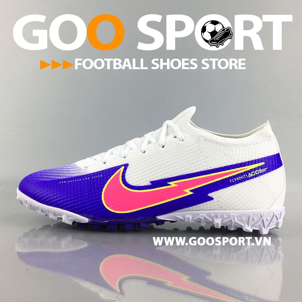  Nike Mercurial Vapor 13 TF tia chớp xanh đỏ 