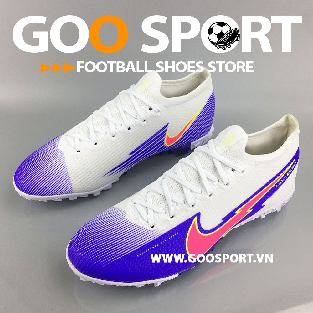  Nike Mercurial Vapor 13 TF tia chớp xanh đỏ 